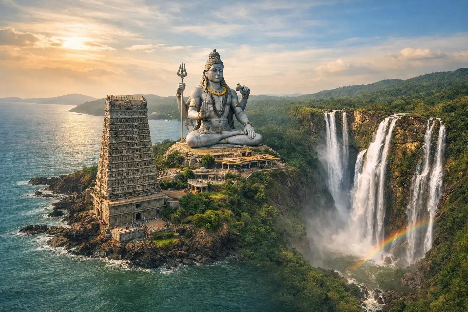 Jog Waterfall and Murudeshwara