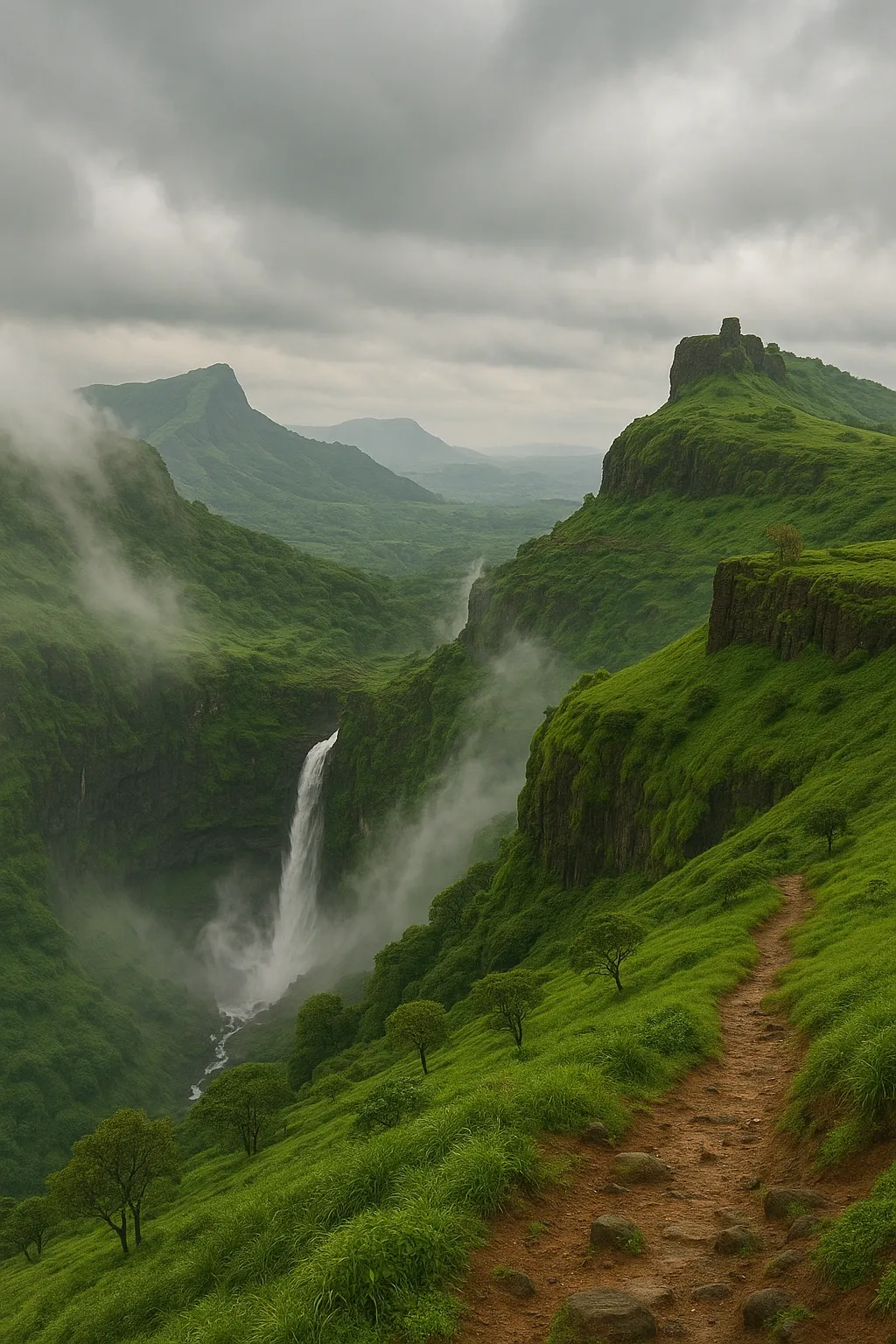 Bhimashankar-Jivdhan-Reverse Waterfall