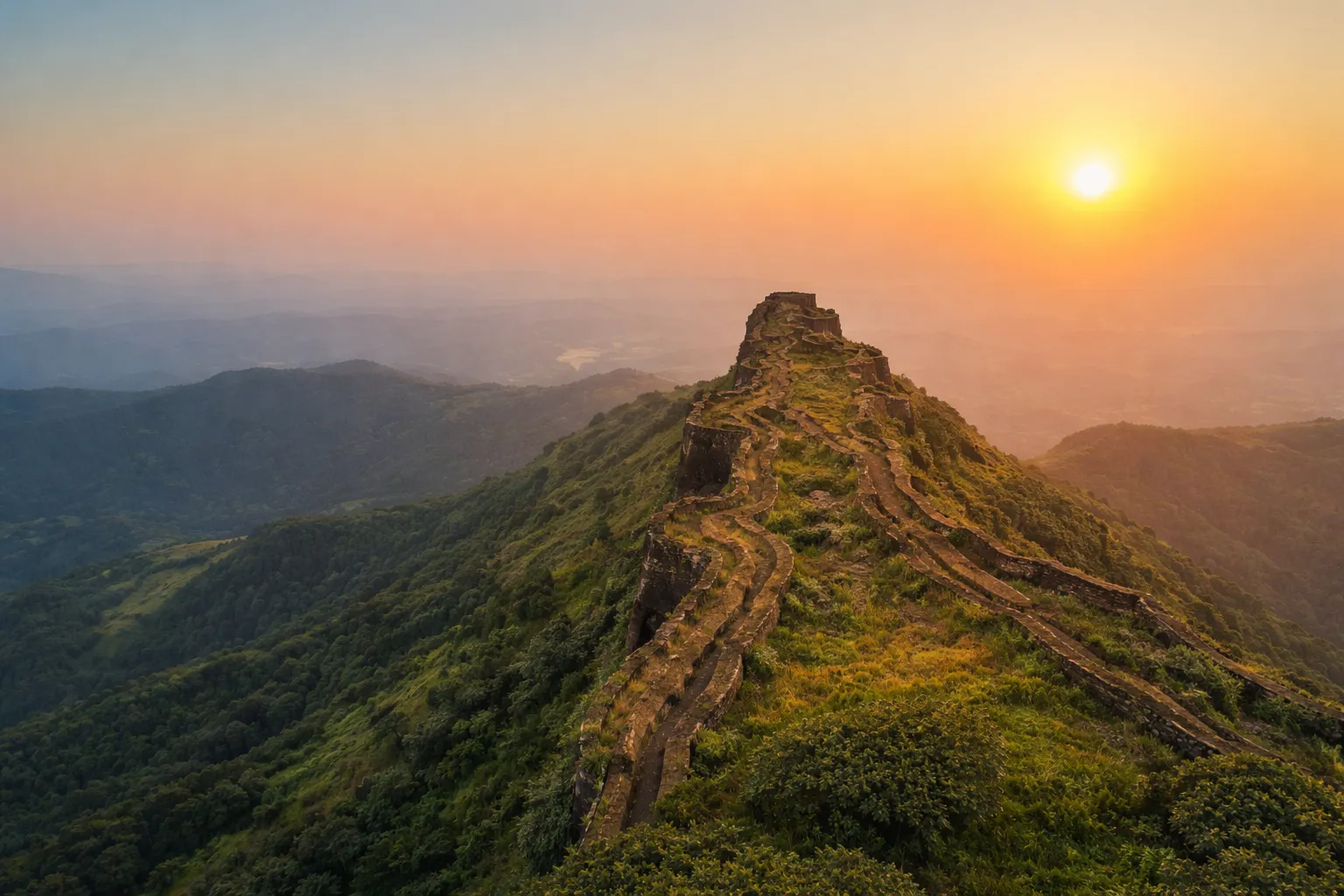 Rajgad to Torna fort