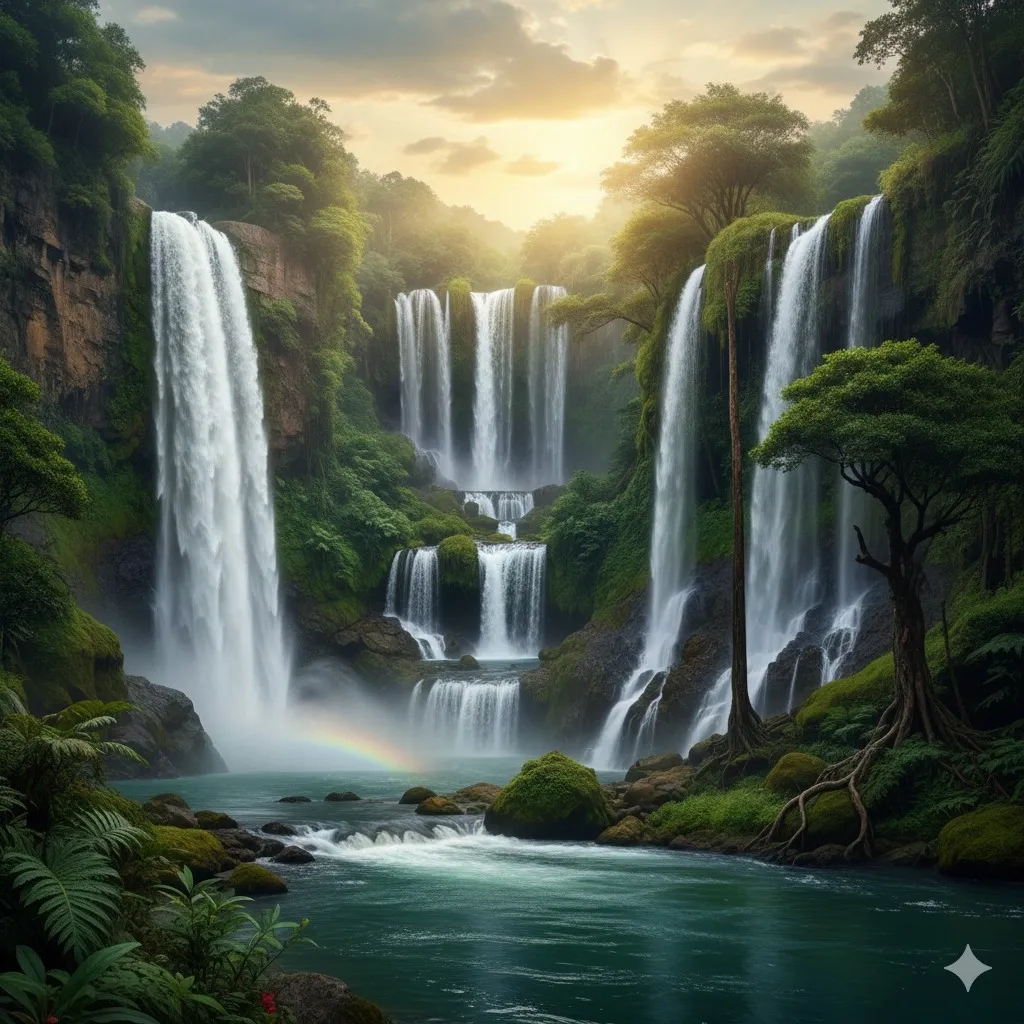 Kumbhe-Nanemachi-Lingyaghat Waterfalls